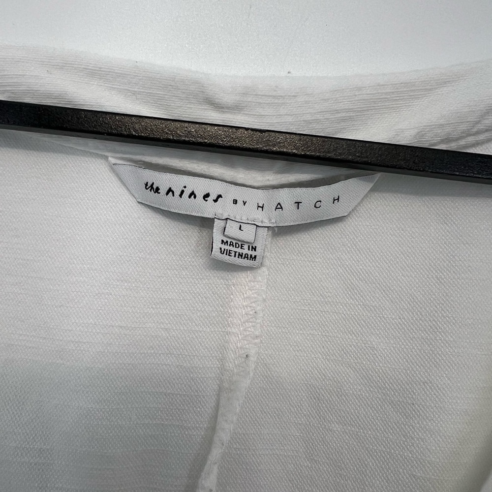 The Nines By Hatch 3/4 Sleeve Button Front Croppe… - image 5